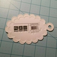 Scrapbooking 3 Mixed Items: «One Of A Kind» Tag, «Smile» Diecut & Ribbon – NEW