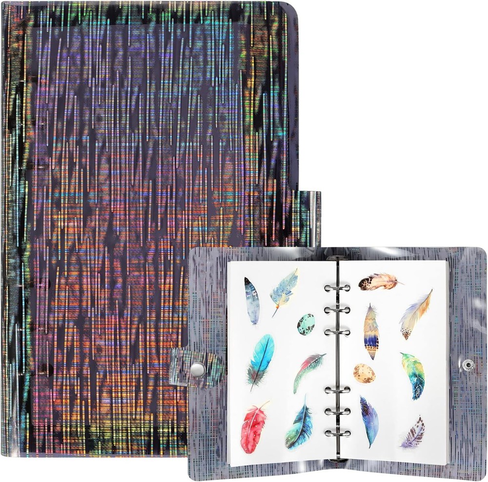 MUDOR Reusable Sticker Collecting Book Album, 80 Sheets Sticker Collection Book,