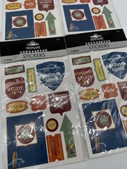 8 Sheets Keepsake Essentials School Spirit Senior Scrap Stickers New In Package