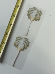 5 Mrs Grossmans Palm Tree Stickers Coconut Vacation Beach Tropical Sun Resort