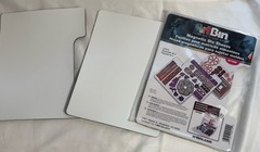 ArtBin Magnetic Die Sheets 6972AB White/Black Magnet Craft ONLY 2 out 3