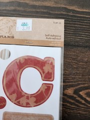 Deja Views Timeless Collections Family Cardstock Letter Stickers RETIRED #21