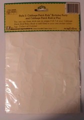 Vintage Cabbage Patch Kids Puffy Stick-Ons 1983 NEW SEALED