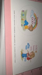 Vintage Current Inc Stickers Heavenly Dreamers Religious God 1 Sheet (Design #2)