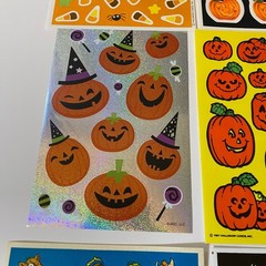 Hallmark & AGC Halloween Stickers Set Ghosts Cats Skeletons Pumpkins & More