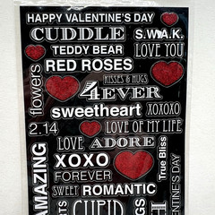 Sticko Valentine’s Day Stickers Scrapbooking Collage Journal Cards