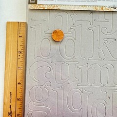 4 Pks Chipboard Asst Alphabet Letters & Elements Self-Adhesive Basic Grey 300+