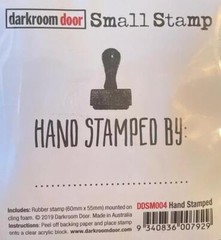 New DARKROOM DOOR Rubber Stamp HAND STAMPED BY: cling free USA ship