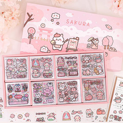 Kawaii Cute Animal Stickers, 200 Sheets for Journaling, Scrapbooking, Water Bott