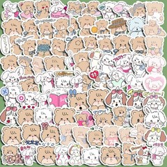 100 Pcs Minimalist Cute Kawaii Marie Cat Journal Stickers – Girly Decor for Diar