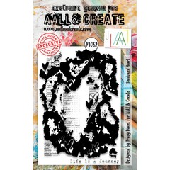 AALL AND CREATE – CLEAR ACRYLIC STAMPS – SHADOWED HEART