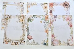 Floral Frames Junk Journals Invitations Notes