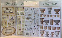 Flower Soft Design Sets Lot of 5 Card Making Scrapbooking