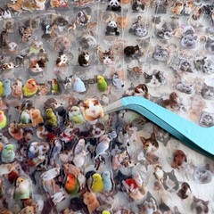 2000+ Mini Stickers Pack, 36 Sheets Tiny Animal & Cute Pet Stickers with Twee…