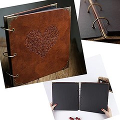 10 Sheets ADVcer 10×10 Scrapbook Refill Pages Black Cardboard Photo Album Paper
