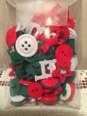 Make it Christmas Buttons and parts for Holiday Projects