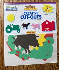 Memories Forever Creative Cut-Outs~ Barnyard ~ Farm Animals Barn Tractor Pig Cow