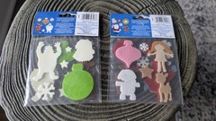 Felt Foam Stickers RUDOLPH THE RED-NOSED REINDEER 2 Sealed Packs 4 Sheets