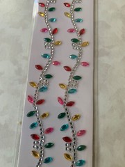 CHRISTMAS 3D TREE GEM LIGHTS STRING OF LIGHTS GEMSTONE LIGHTS 2 STRANDS