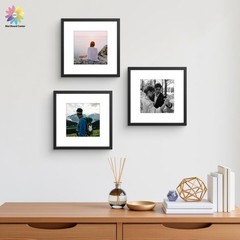Mat Board Center, Pack of 25 12×12 Photo Mat + Backing + Bag, Pre Cut mat Boa…