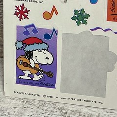 VTG Peanuts Characters Snoopy Stickers 1958, 1965 United Feature Syndicate