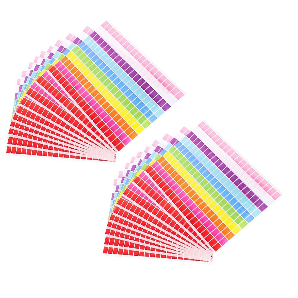 25 Sheet Colorful Name Tag Labels Food Containers Nameplate Desk Tags Decals
