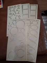 5X STICKERS SCRAPBOOKING NEW (ST1457) MIX TRANSPARENT