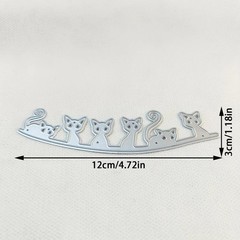 Wave cat border edge metal cutting dies cut machine cutter die