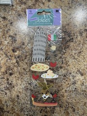 Jolee’s Boutique Dimensional Stickers Italy Theme, Multicolor Scrapbooking