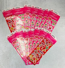 14 Sheets Girly Girl Fun Groovy Stickers Birthday Party Favors Crafts Valentine