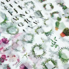 Wrapables Washi Stickers Sets for Scrapbooking, Crafts, Stationery, Diary