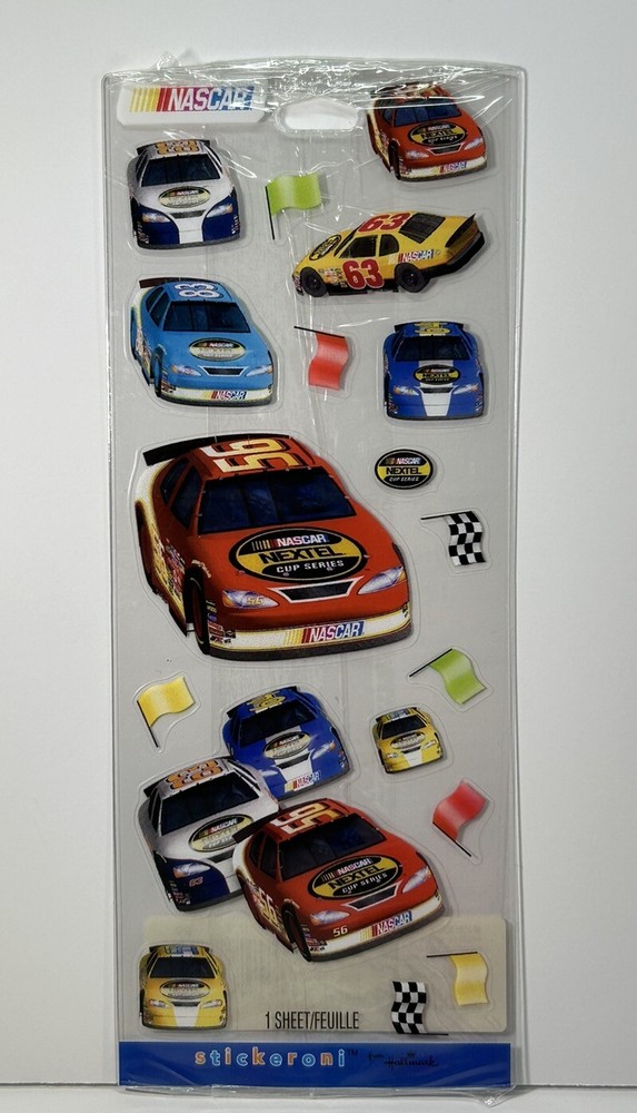 New Hallmark Stickeroni NASCAR Stickers Sealed 2005