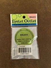 Eyelet Outlet Shape Brads 12/Pkg Sea Shells Brads Summer Beach