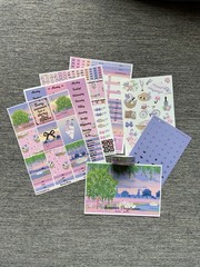 simply gilded Summer Fancy Daydream Planner deluxe Sticker & Deco Kit