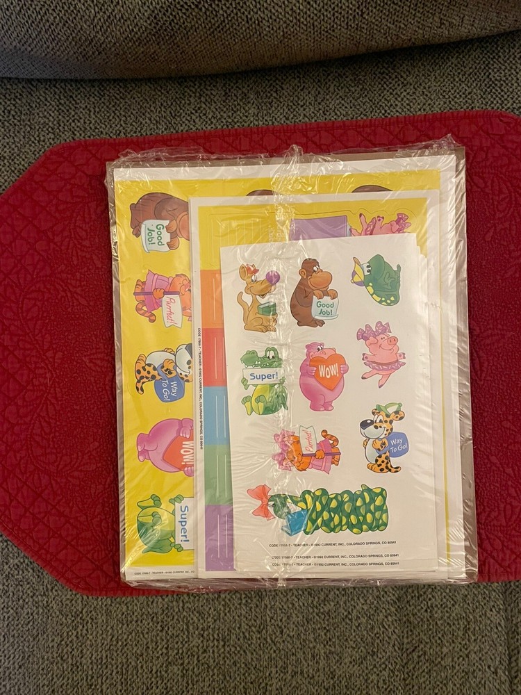 Vintage Current, Inc Teacher Student Encouragement Supplies, Code 17866-7, 1992