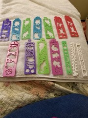 Mixed Lot 113 stickers ,Stencils,craft,￼ art, and office supply