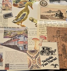 Lot Junk Journal Paper Stickers Tickets Tags Labels Ephemera Vintage Post Cards