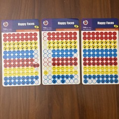 Vtg Teacher Sticker Lot Frank Schaffer Trend Smiley Face Planets Holographic USA