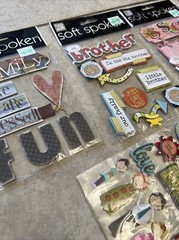 Vintage 2009 Soft Spoken Dimensional Stickers Lot 4 New Family Brother Sister