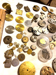 Large Lot of Craft Art Supplies Junk Drawer Steampunk Watch Parts 015-008