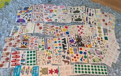 Lot Vintage Stickers For Scrapbooking Frances Meyer 5 Full Packs Lits Of Mods