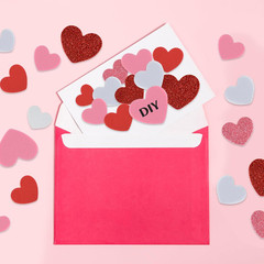350 Pcs Foam Heart Stickers Colorful Self Adhesive for Valentine’S Day Decor