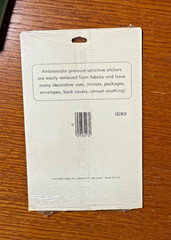Vintage 1979 Ambassador Hallmark MORK (Robin Williams) 4 Sheet Sticker Pack
