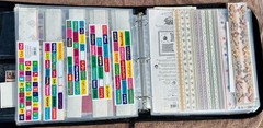 Crop In Style Binder With Lots Of Stickers ~ 17 Sheets full ~ All brands