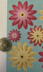 FLORAL Dimensional Stickers (7pc)Studio 112•Garden•Blooming •Outside•Card Making