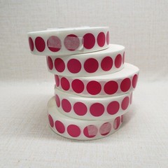 10,000 Pieces Rose Red 1/2″ Round Color Coding Labels Roll Dot Stickers Adhesive