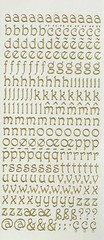 10mm (1cm) LOWERCASE ALPHABET Type 2 Curled Symbols Letters Capital Alphabets
