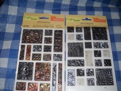 Crafters Square/ASSORTED-Puffy tile,boder,gems (2)18 pc + 21pc + 9pc 3d Motion