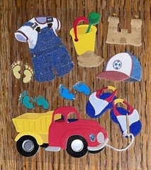 RARE JOLEES TODDLER BOY TOYS Sand Castle Bucket Truck Beach READ DESCRIPTION!!