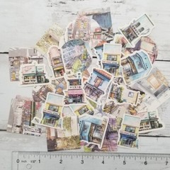 Building Stickers Asian Planner Stickers Scrapbooking Stickers Diary Stickers